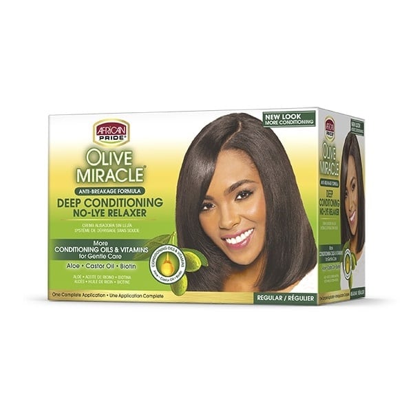African Pride Olive Relaxer Kit Regular