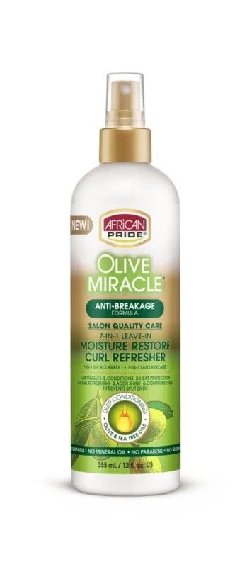 African Pride Olive Leave-In Treatment Spray 12oz