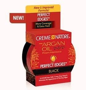 Creme of Nature Argan Oil Perfect Edges Black 2.25oz