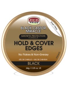 African Pride Black Castor Edge Gel 2.25oz