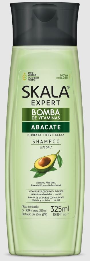 Skala Shampoo Bomba Vitaminas Abacate 325ml