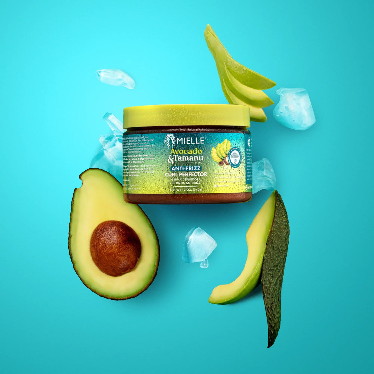 MIELLE Avocado & Tamanu Anti-Frizz Curl Perfector 12oz