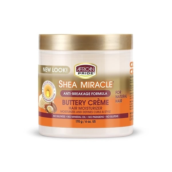 African Pride Shea Butter Miracle Buttery Creme 6 oz