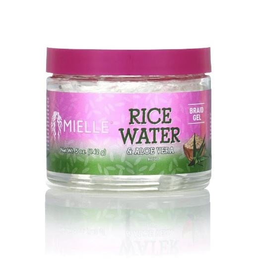 MIELLE Rice Water & Aloe Braid Gel 5oz
