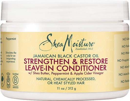 Shea Moisture Jamaican Black Castor Oil Leave In Conditioner 11oz