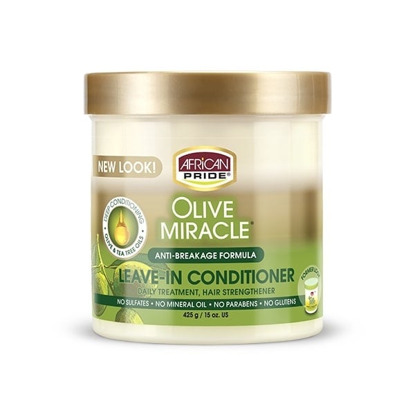 African Pride Olive Miracle Leave-In Conditioner Cream 15oz