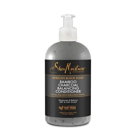 Shea Moisture African Black Soap Bamboo Charcoal Deep Balancing Conditioner 384 ml (13oz)