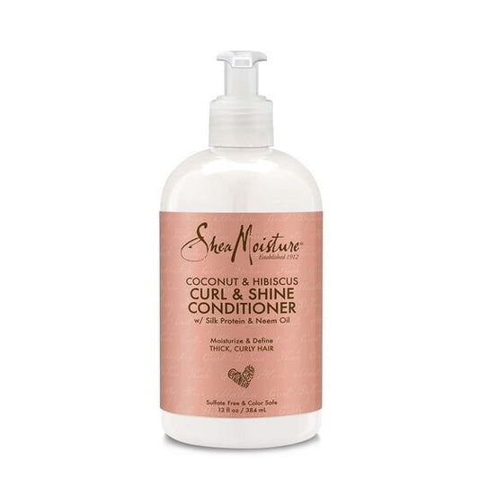 Shea Moisture Coconut & Hibiscus Conditioner Voor Krullend Haar 384 ml (13oz)