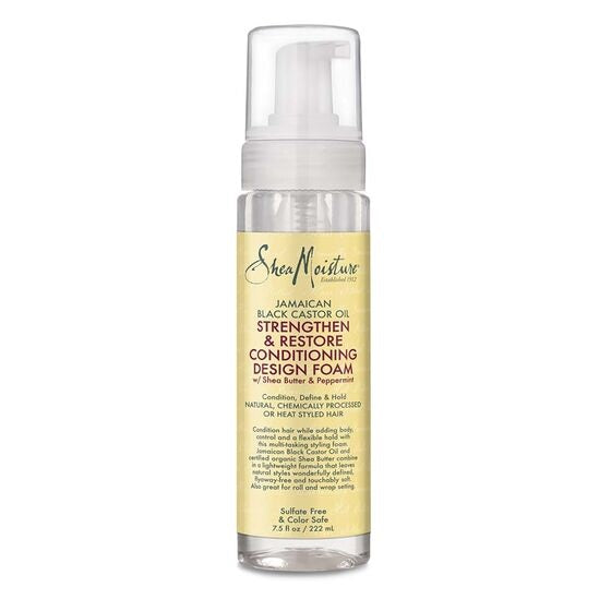 Shea Moisture Jamaican Black Castor Oil Design Foam 7.5oz