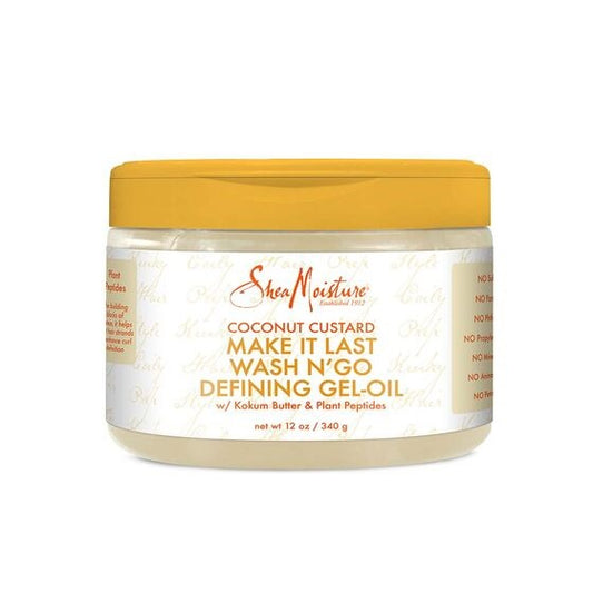 Shea Moisture Coconut Custard Wash N' Go Defining Gel-Oil 12oz