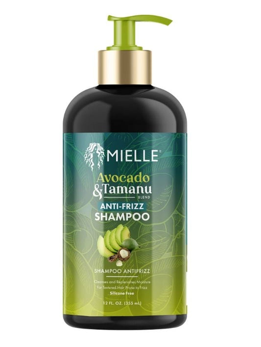 MIELLE Avocado & Tamanu Anti-Frizz Shampoo 12oz