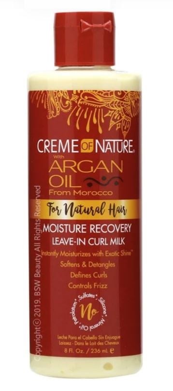 Creme of Nature Argan Oil Moisture Recovery Leave-in Curl Milk 8oz