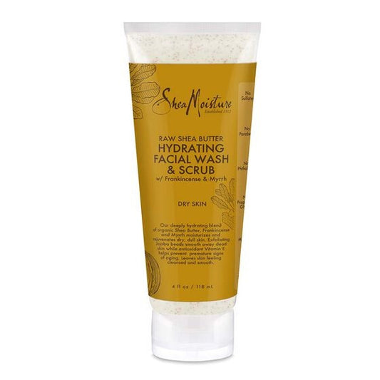 Shea Moisture Raw Shea Facial Wash & Scrub 4oz
