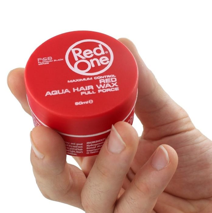 Red One Aqua Hair Wax Red Mini 50ml