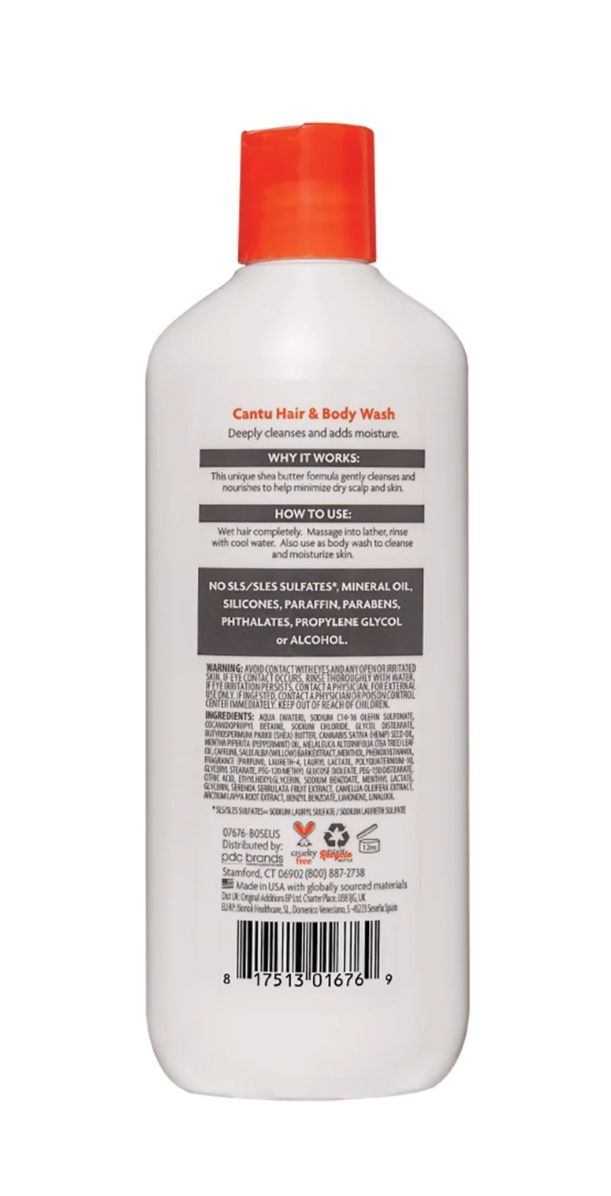 Cantu Men's 2-in-1 Hiar & Body Wash 400 ml / 13.5oz