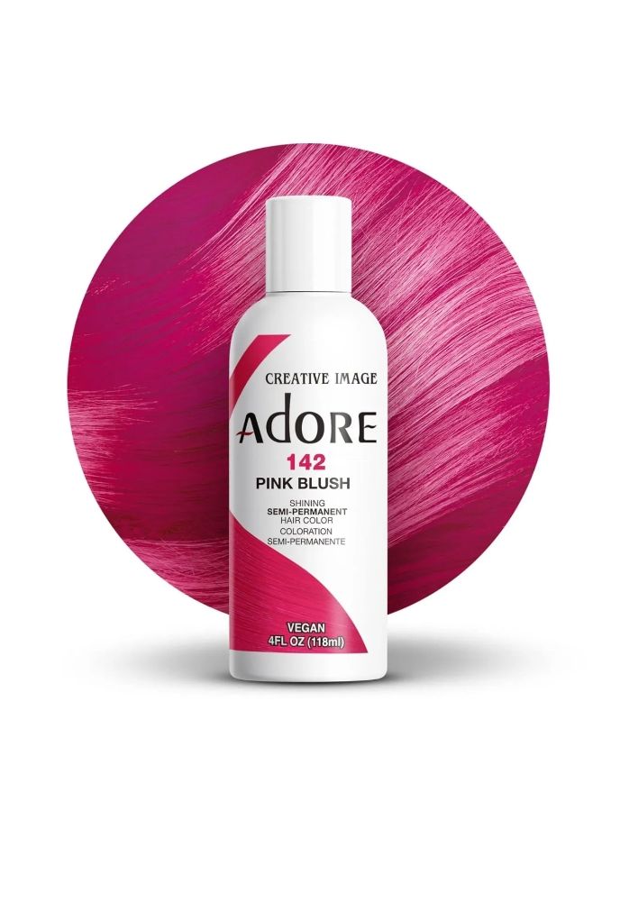 Adore Semi Permanent Hair Color 142 - Pink Blush 118 ml