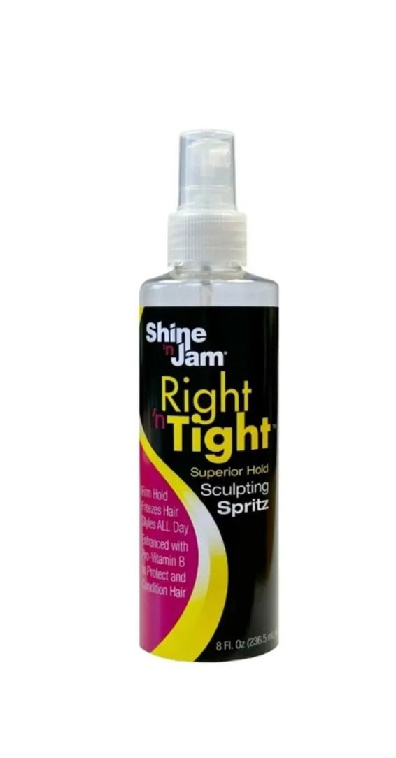 Ampro Shine 'n Jam Right 'n Tight Superior Hold Sculpting Spritz (Regular) 236ml
