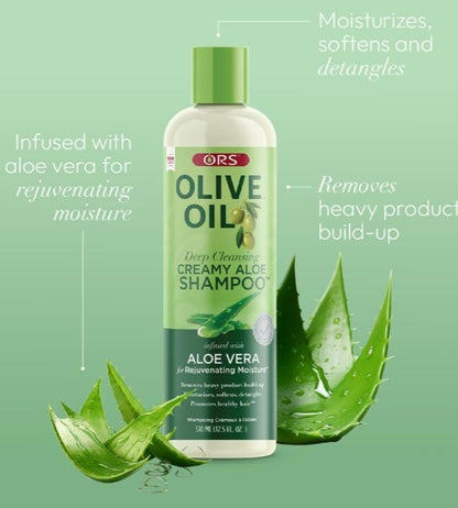 ORS Creamy Aloe Shampoo 370 ml / 12.5 oz