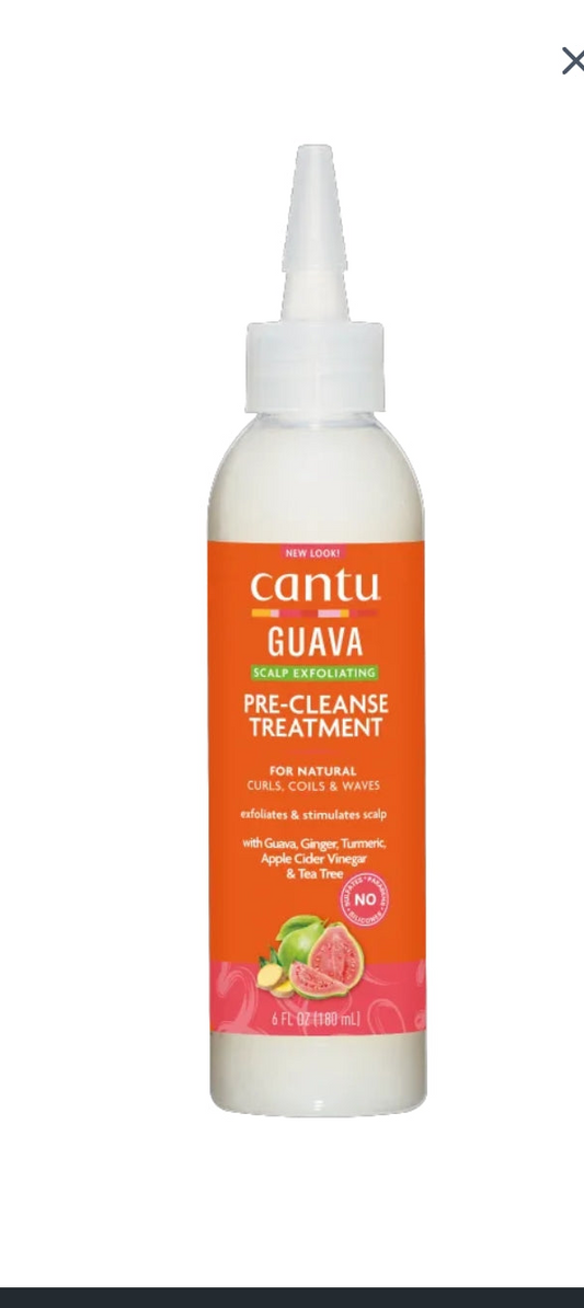 Cantu Guava & Ginger Scalp Exfoliating Pre-cleansing Treatment 6oz