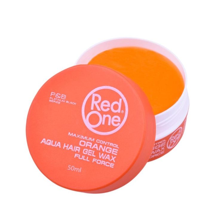 Red One Aqua Hair Wax Orange Mini 50ml