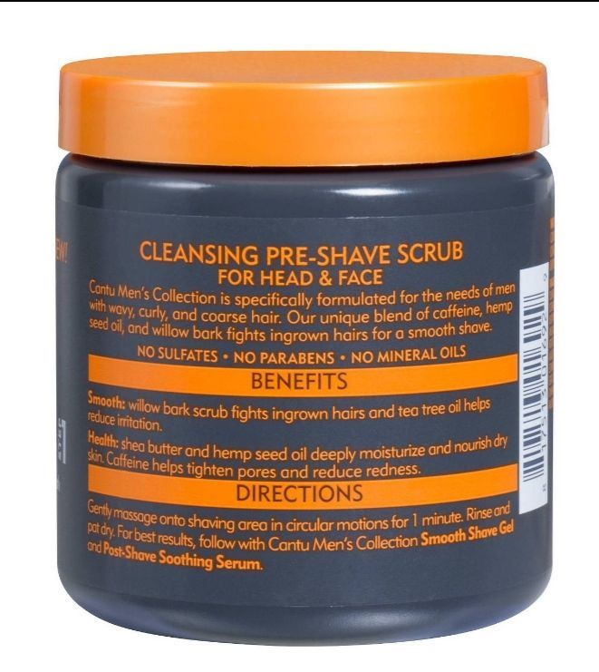 Cantu Men’s Collection Cleansing Pre-shave Scrub 227 g / 8oz