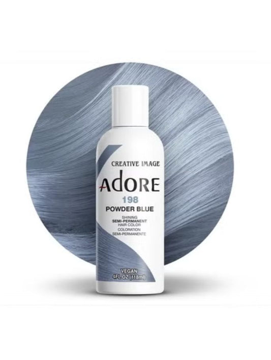 Adore Semi Permanent Hair Color 198 – Powder Blue 118ml