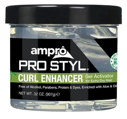 Ampro Curl Enhancer Gel Activator Extra Dry 908 Gr / 32 Oz