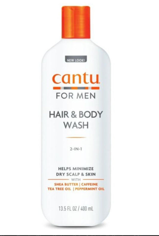 Cantu Men's 2-in-1 Hiar & Body Wash 400 ml / 13.5oz