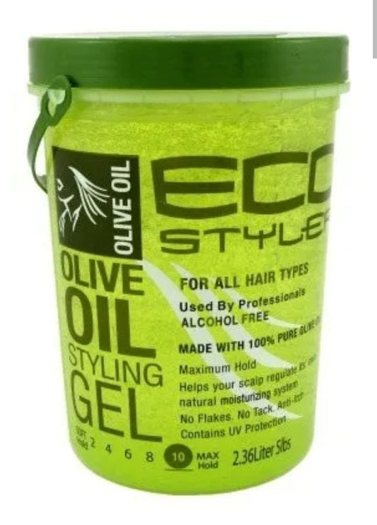 Eco Styler Professional Styling Gel Olive Oil Max Hold 2.36 Liters