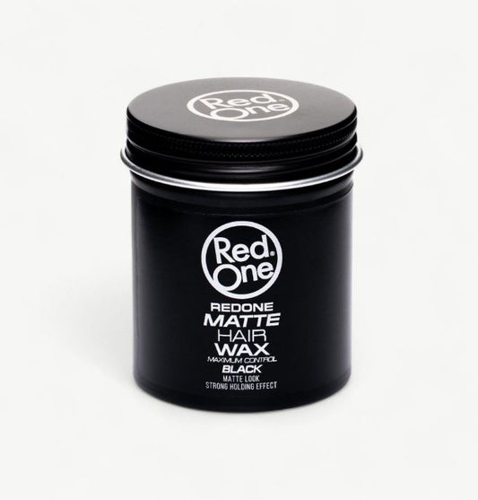 Red One Matte Hair Wax Black 100ml