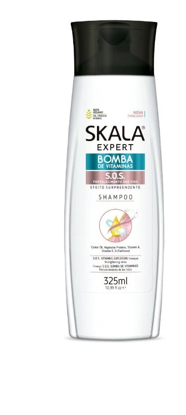 Skala Shampoo Bomba Vitaminas Keratina 325ml