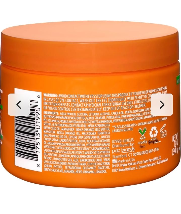 Cantu Avocado Hydrating Curling Cream 340gr / 12oz