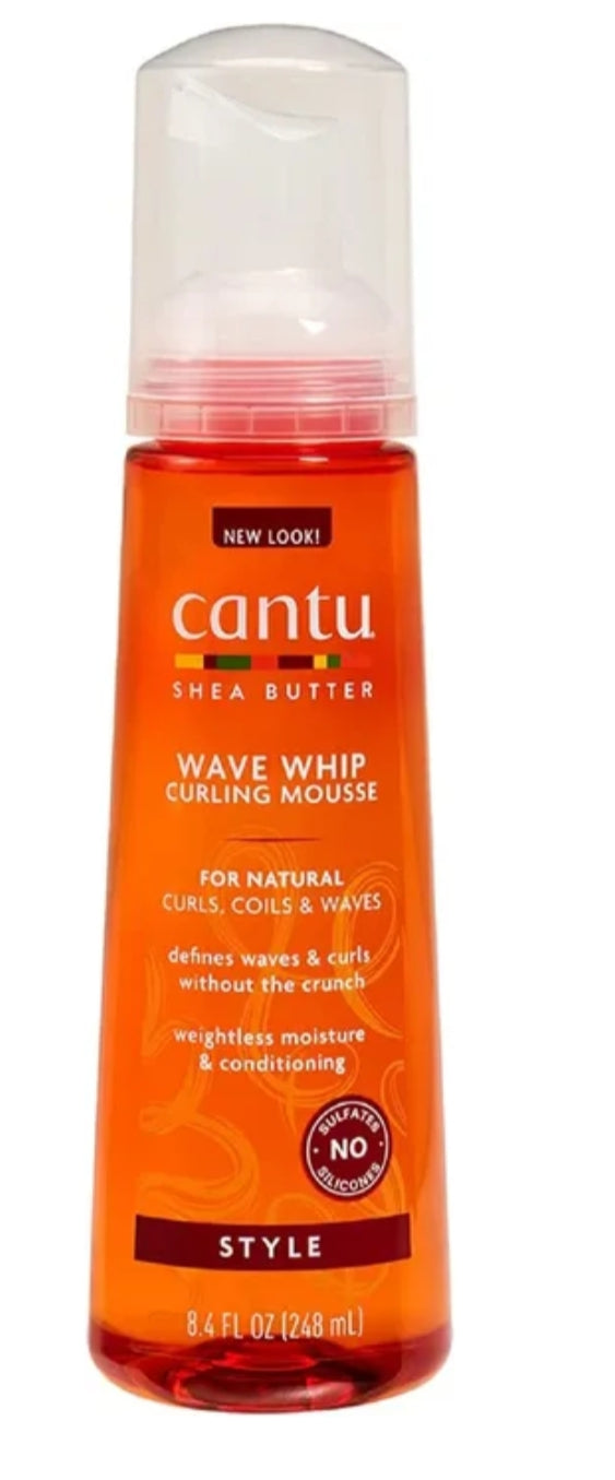 Cantu Natural Wave Whip Curling Mousse 8.4oz