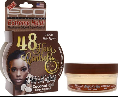 Eco Play N Stay Edge & Style Control Coconut Oil 90 ml
