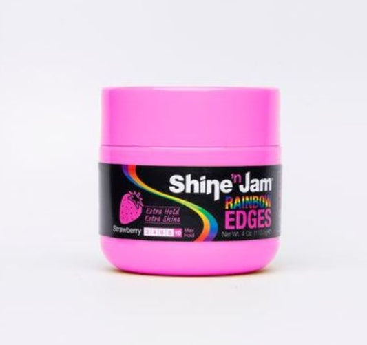 Ampro Shine N Jam Rainbow Edges Strawberry 4 oz